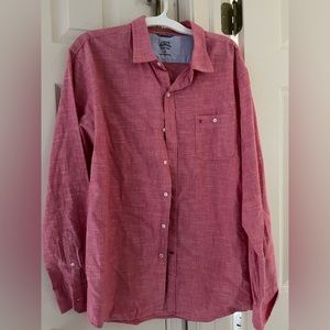 Izod Men’s XL Linen button down shirt